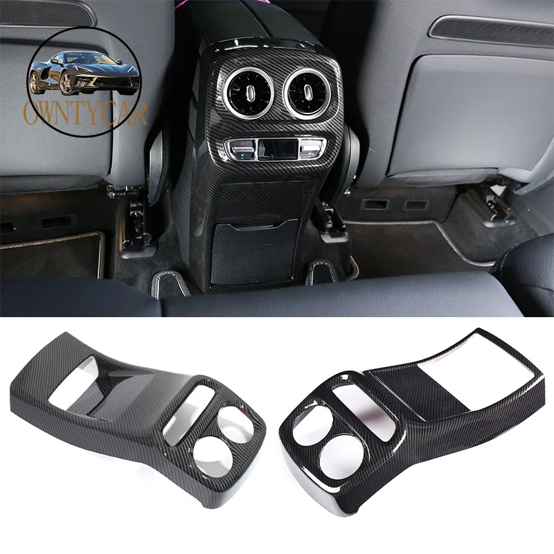 

For Mercedes Benz G Class W464 W465 2019-2025 Carbon Fiber Car Rear Air Outlet Frame Cover Trim Interior Car Accessories