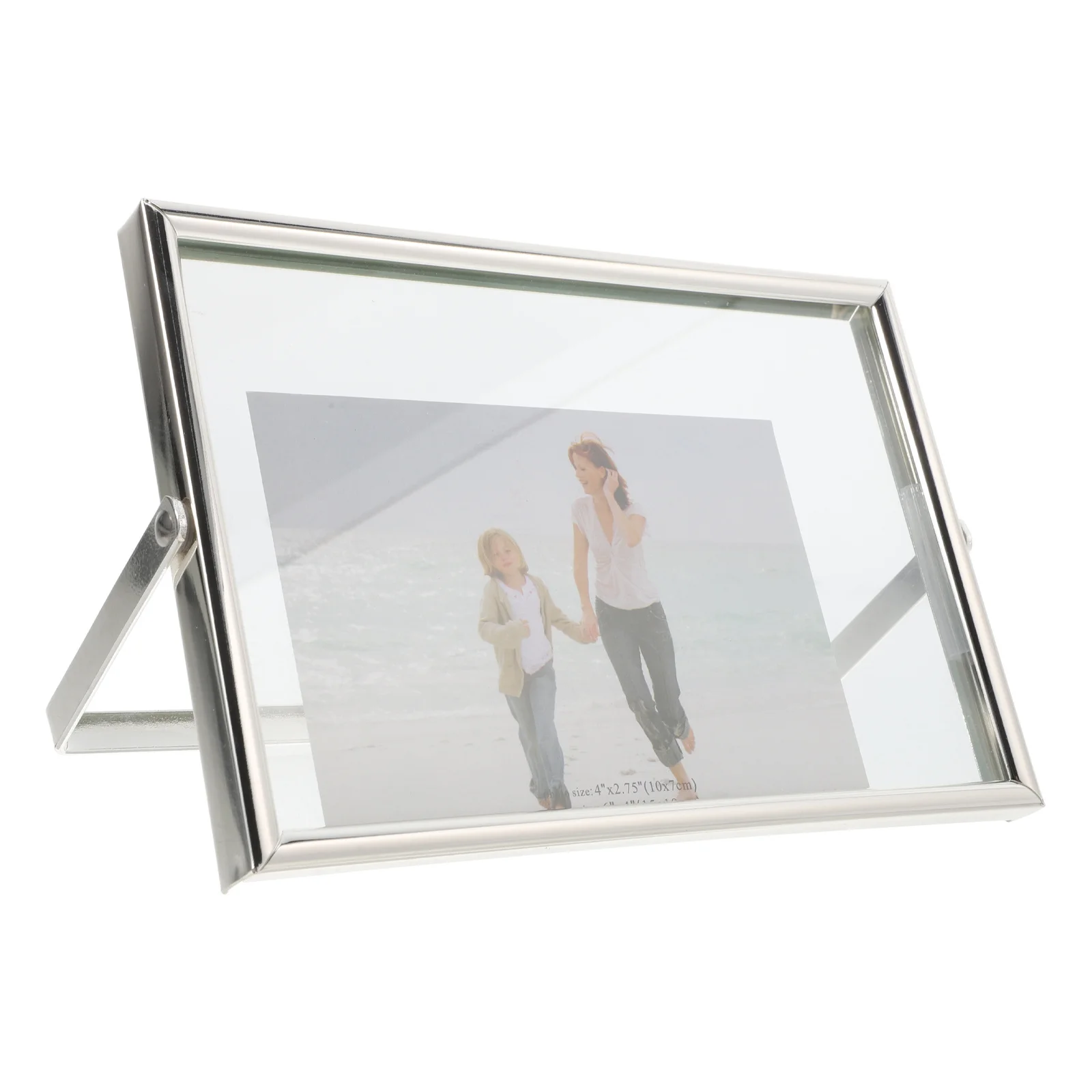 

Crystal Glass Picture Frame Elegant Simple Clear Desktop Photo Display Frame for Photos Paintings Dried Flowers