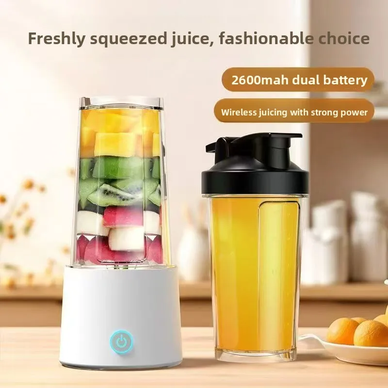 

500ML Portable Electric Blender 40W USB Rechargeable Cordless Juicer High Powerful Juicer Cup For Smoothie Milkshake Juice Food