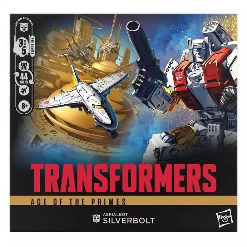 Transformers Age of the Primes Commander Class Aerialbot Silverbolt 7 นิ้วแปลง Action Figure หุ่นยนต์ของเล่น G0752