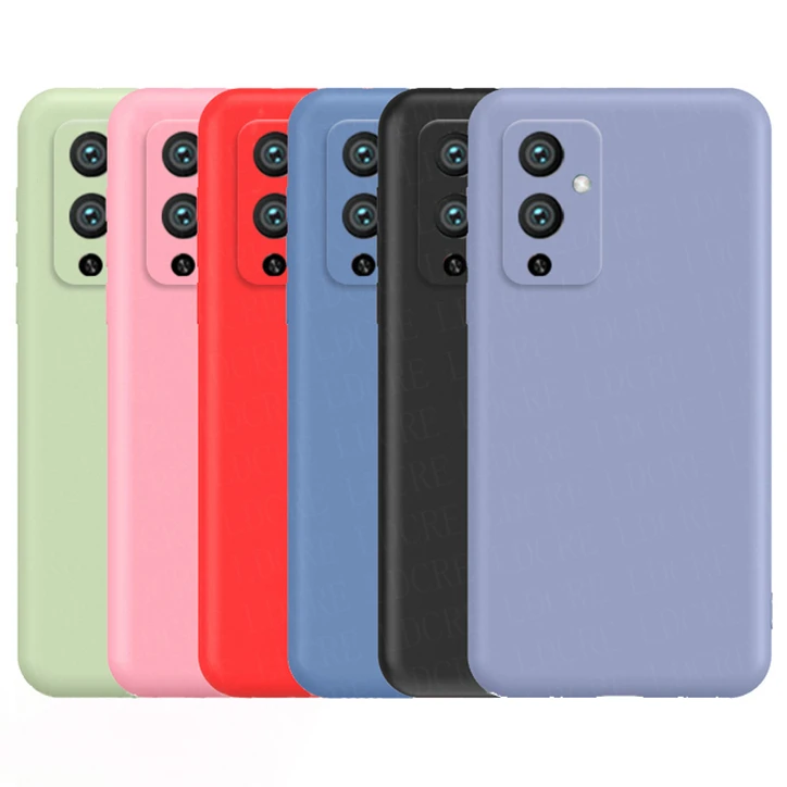 For Oneplus 9 Pro Case For Oneplus 9 Pro Cover Liquid Silicone Soft Rubber Protector Coque Case For Oneplus 8T Nord 8 Pro 7T