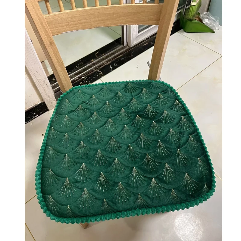 Chinese Style Dining Chair Cushion Anti Slip Stool Cushion Office Thicken Chair Cushion Four Season Universal Chair Cushion
