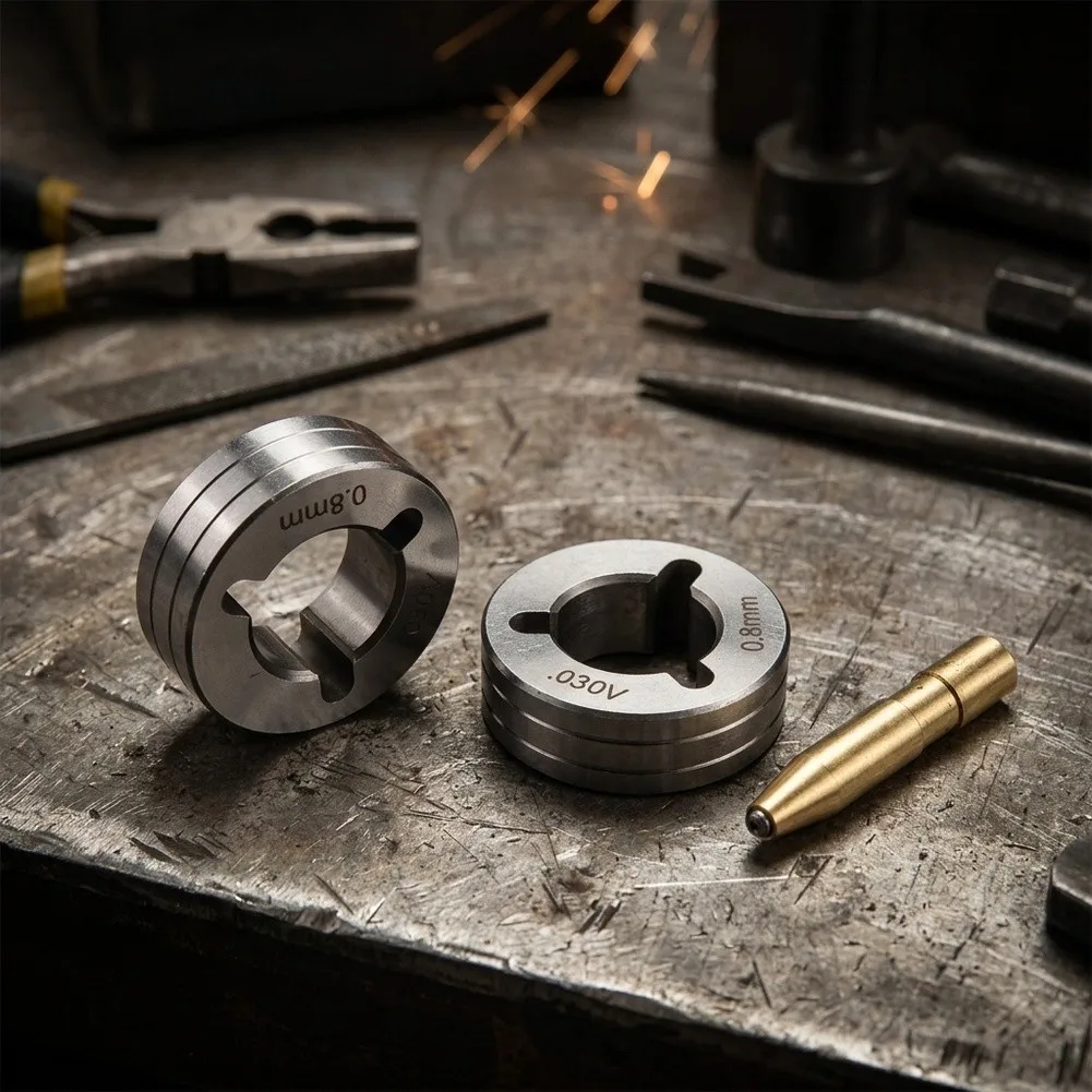 0.8mm V-Groove Drive Roll Kit Designed for Miller Electric for mig Welding Systems Including 200 210 212 250 251 and 252
