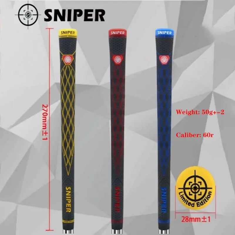 

Sniper Golf Club Rubber Grips, Non-Slip, Durable, Shock Suspension, General Golf Irons, Fairway Wood Grips, Limited Edition