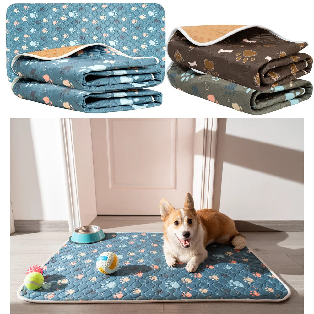 BIAI New non-slip Mat for Pets Waterproof Dog Pee Pad Breathable Cat Mat Washable Pet Diaper Pad High Absorbent Pet Mat