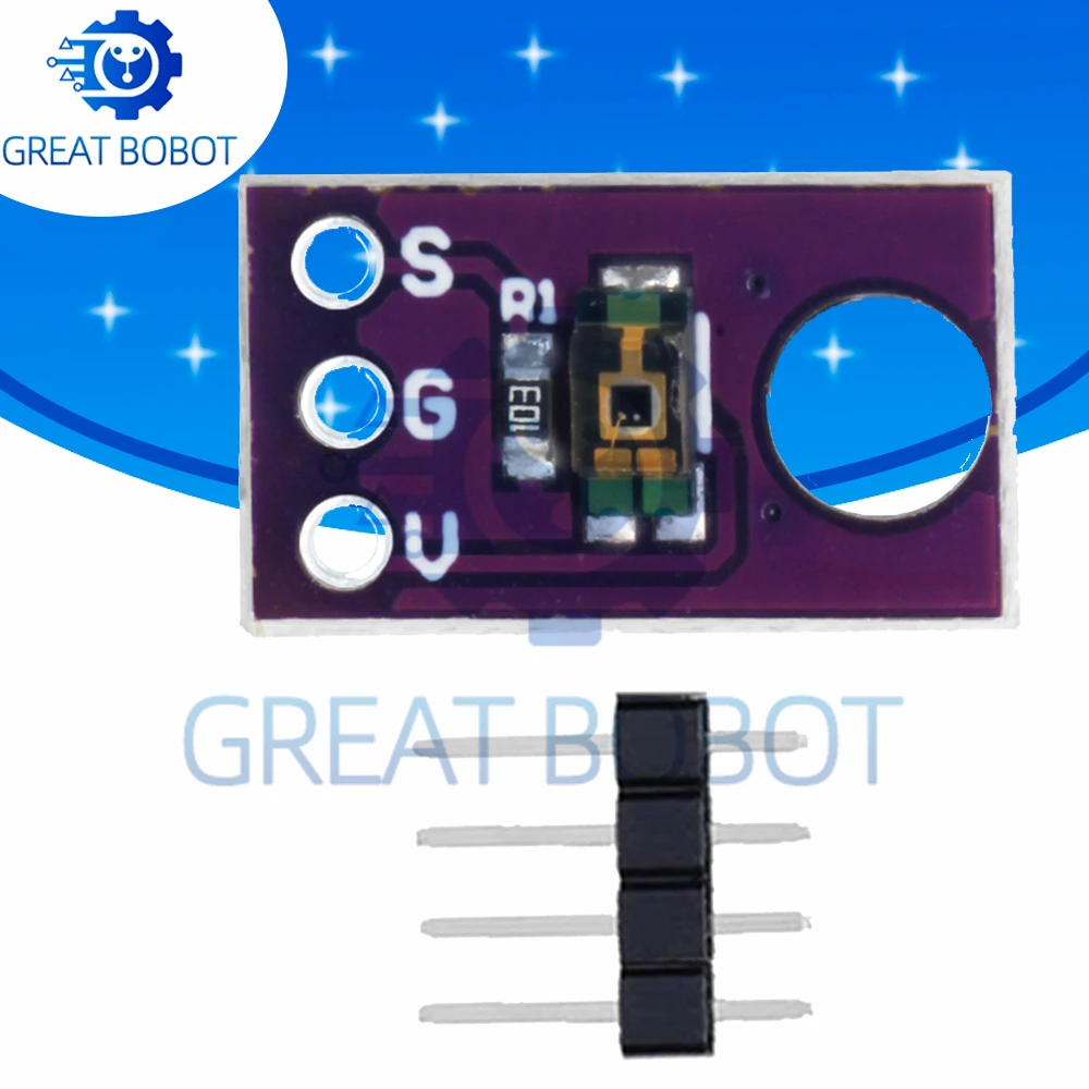 BS 1PCS  Smart Electronics TEMT6000 An ambient light sensor Simulate the light intensity module Visible light sensor