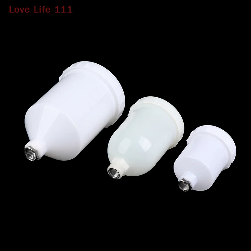 New Plastic Spray Paint Cup Sprayer Cup Spray Gun Parts 125ml 250ml 600ml