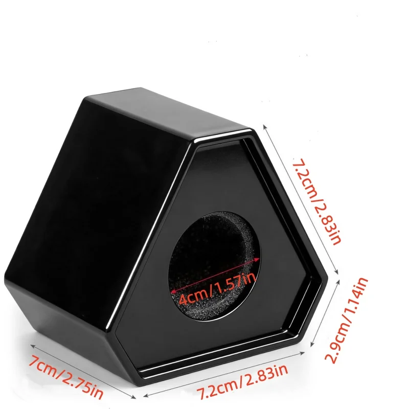 MF3 Tragbare Mikrofon-Flaggenstation Quadratischer Würfel ABS Schaumstoff Mikrofonständer Studioausrüstung Mehrfarbiges Zubehör für Audio-Enthusiasten