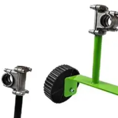 Adjustable Support Wheel 26 28mm Metal Auxiliary Roller For Walk Behind String Trimmer Brush Lawn Mower Garden Tool Parts