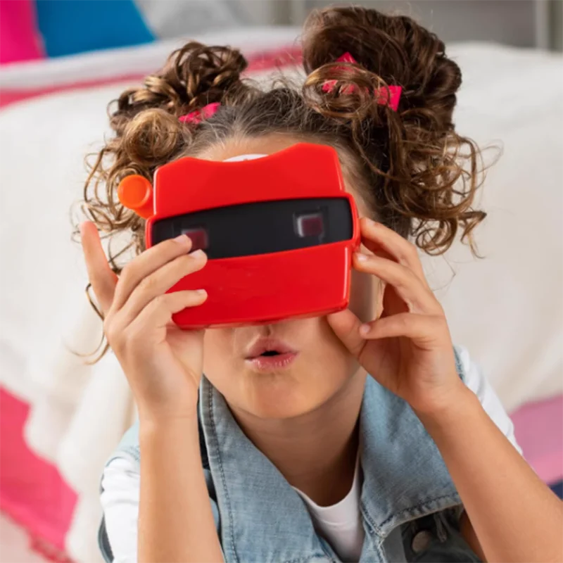 新しい 3D ビューマスター 3D 教育用ビューマシン ユニコーン ミニシアター 発光おもちゃ 子供用ギフト