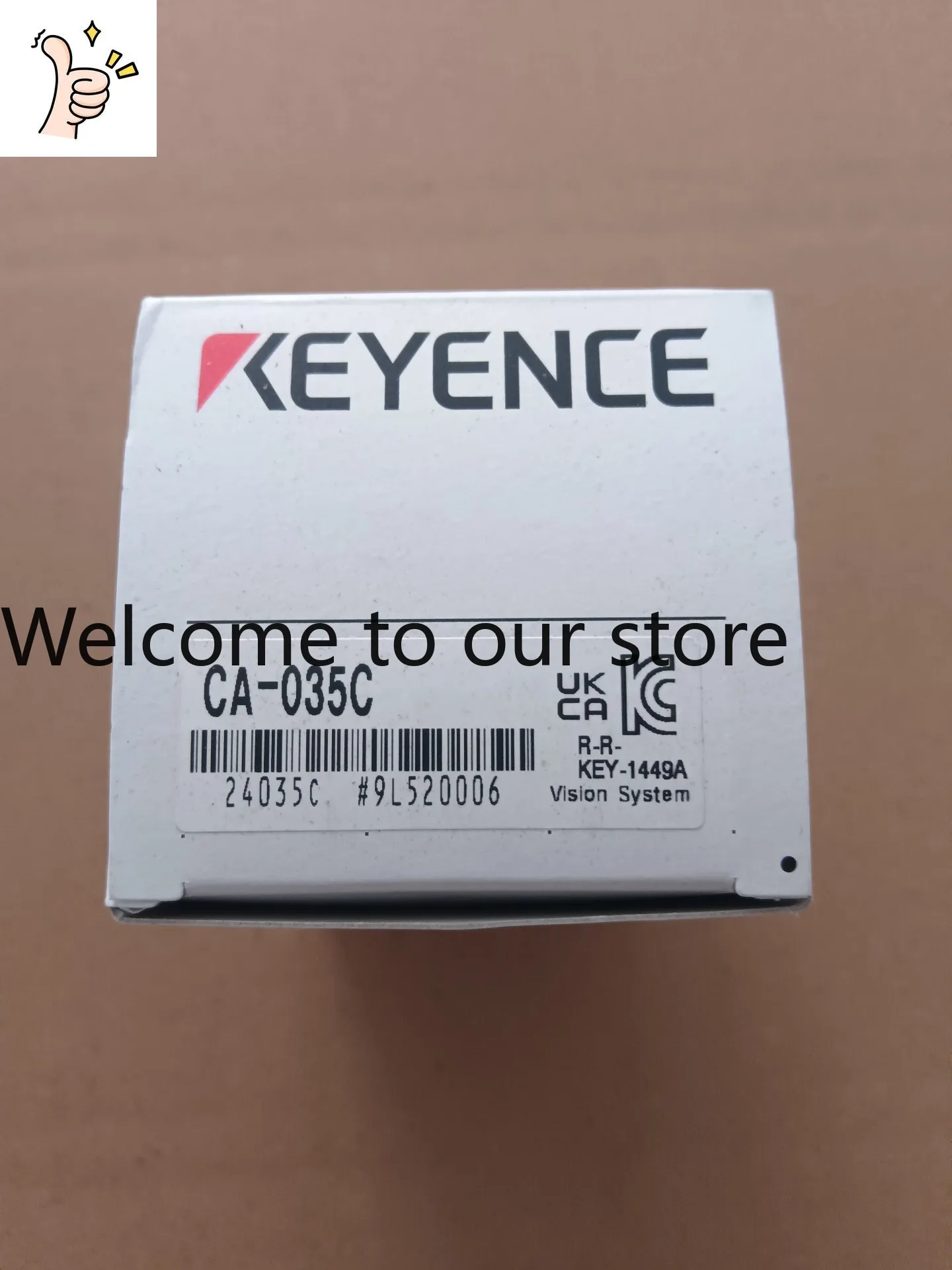 KEYENCE CA-035C, The Camera Is Brand New And Original 26 Years Old, Matching The Size. Color Camera