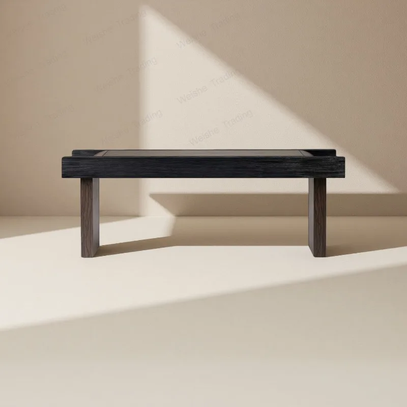Entrance table, entrance hall, color-blocking entrance table, simple and modern wall-leaning long case