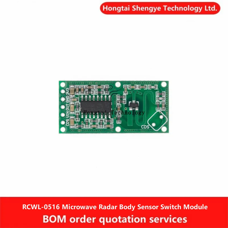 RCWL-0516 Microwave Radar Sensor Switch Module Human Sensor Module Smart Sensor Detector