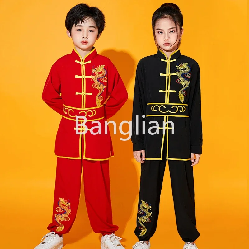 Training Clothes, Tai Chi Kung Fu, Chinese Kindergarten Boys and Girls Clothing.