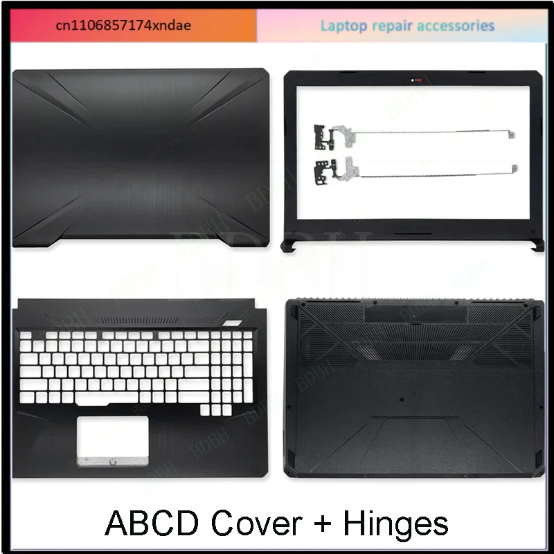 For  Laptop LCD Back Cover/Front Bezel/Palmrest/Bottom Case For ASUS FX504 FX504G FX504GD FX80 FX80G FX80GD ZX80G ZX80 Hinges
