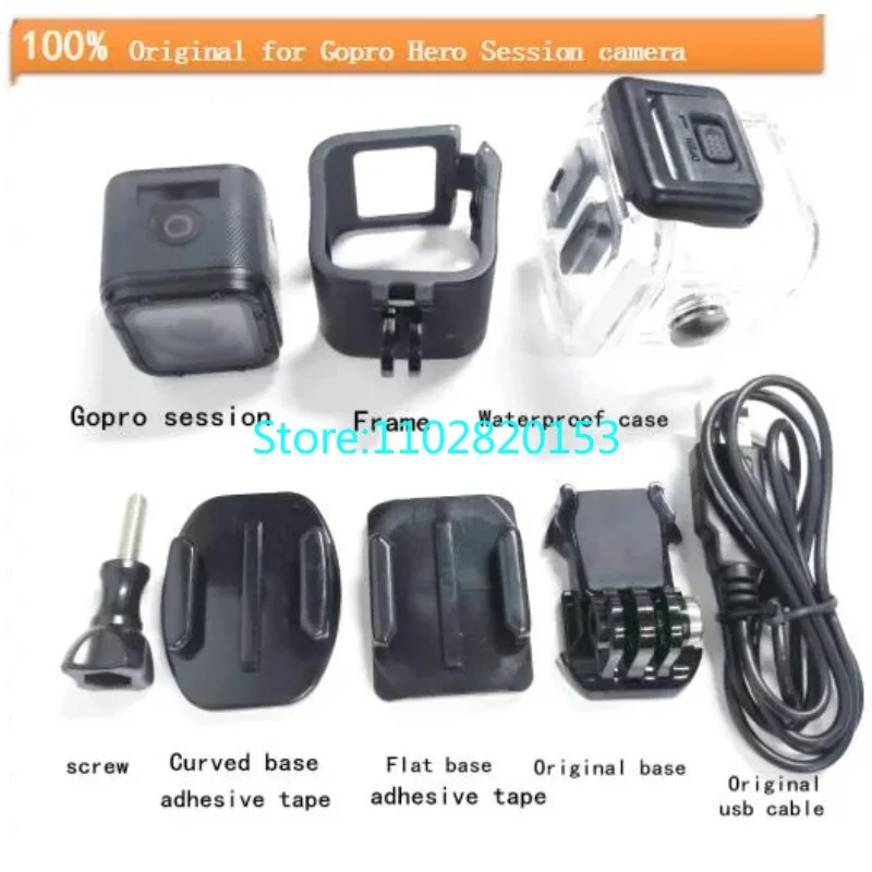 Um conjunto de 100% original para GoPro Hero Session 8PM à prova d'água HD Action Camera Camcorder Parte da câmera