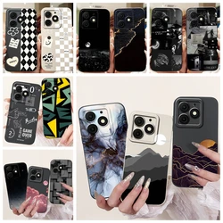 For Cover Itel A50 ITELA50 Etui Moon Night Gothic Avocado Dinosaur Painting liquid Silicone Soft Phone Case Shockproof Coques