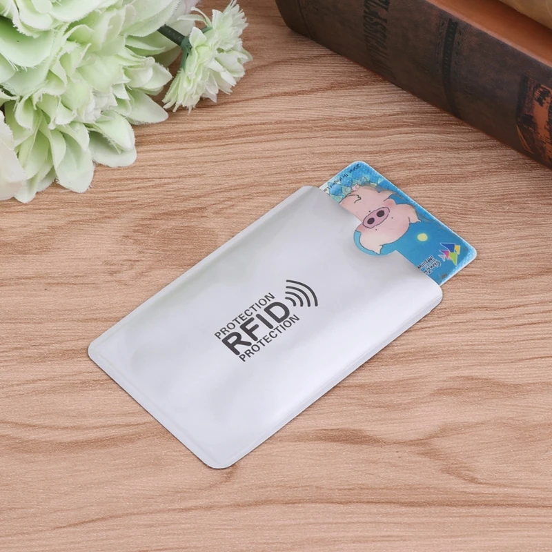 Business Credit Card Holder RFID Blocking Sleeve Protector Shield Holder for Cas