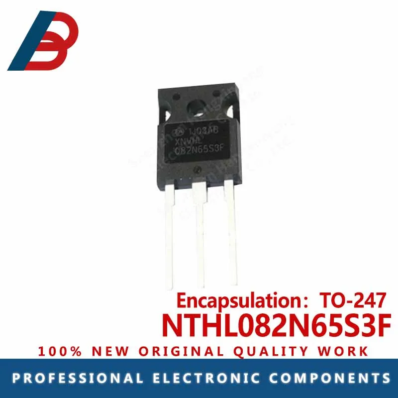 1PCS   NTHL082N65S3F package TO247 N channel 650V 40A MOS FET