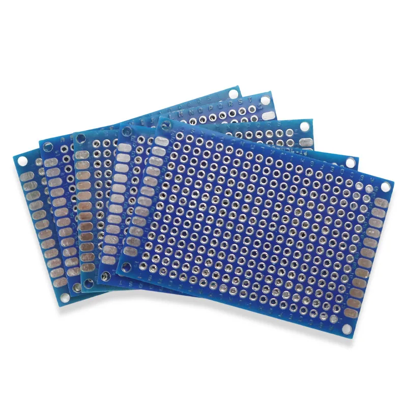 5/10Pcs Prototype BoardsBlue Circuit Perfboard 3x7cm 4x6cm 5x7cm 7x9cm Double Sided Circuit Boards DIY Electronic Kit  PCB New
