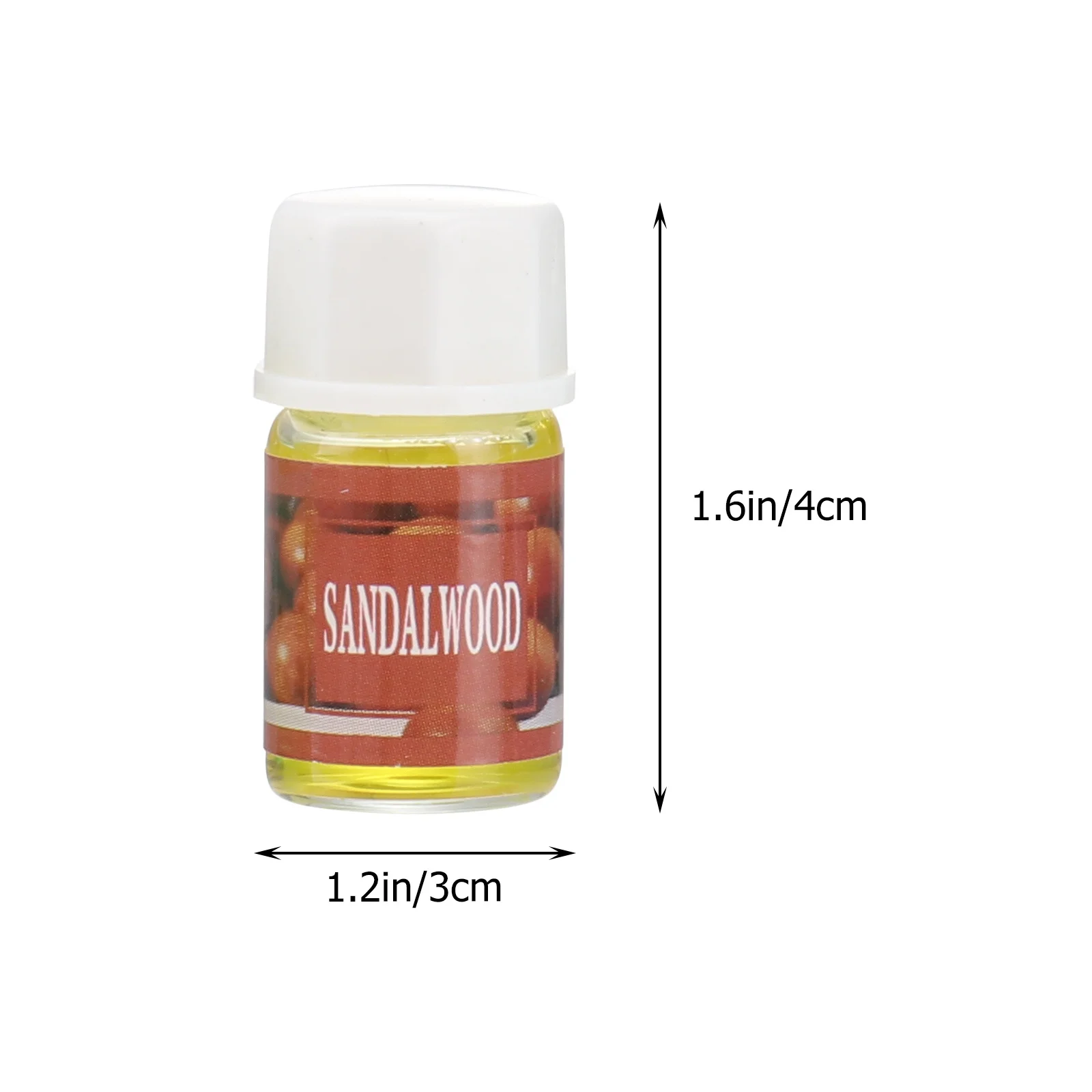 6Pcs Fragrant Essential Oil Set Rose Jasmine Sandalwood Lavender Aromatherapy Oil for Spa Diffuser Home Care