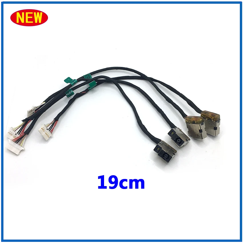 10PCS New Laptop DC POWER JACK CABLE for HP Pavilion 15-AB 15-BS 15-AU 15T-AB Series 799749-T17 799749-S17 799749-Y17 15-ab153nr