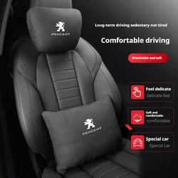 Car Headrest Lumbar Rest Cushion Neck Support Neck Pillow For Peugeot 108 208 301 307 308 406 407 408 508 607 3008 4008 5008 GT
