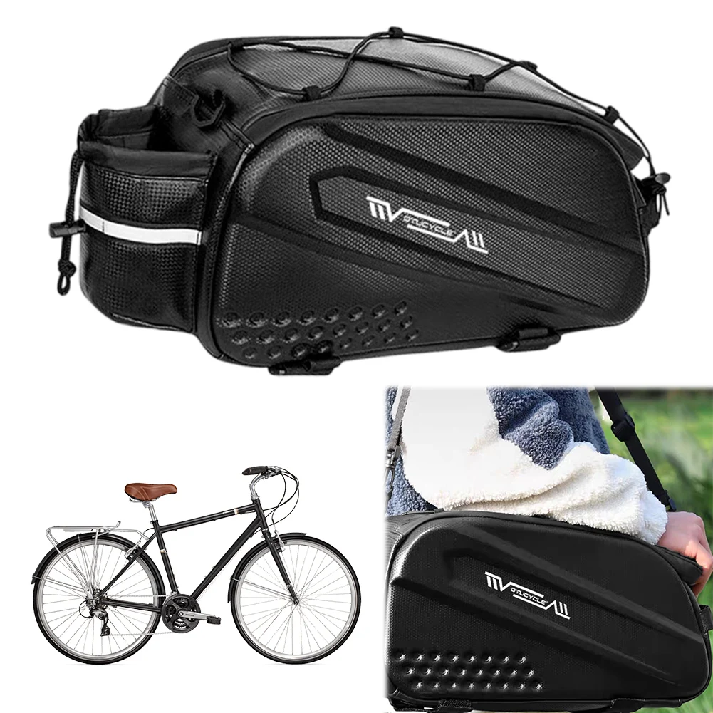 

Bike Rear Rack Bag Bicycle Trunk Bag Large Capacity Multifunction Bike Cargo Bag Bike Carrier Backseat Bag Cycling Accessories