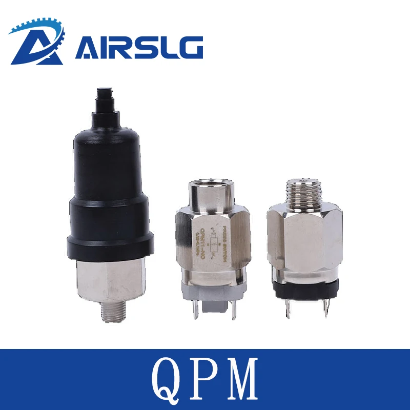 QPM Micro Adjustable Pneumatic Air Pressure Switch For Compressor Hydraulic Diaphragm Automatic Controller QPM11-NO-01 NC