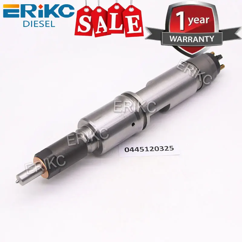 Peças de Motor Diesel 0445120325 Conjunto de Injetores 0445 120 325 ERIKC Injetor Diesel Original 0 445 120 325 Injetor Common Rail