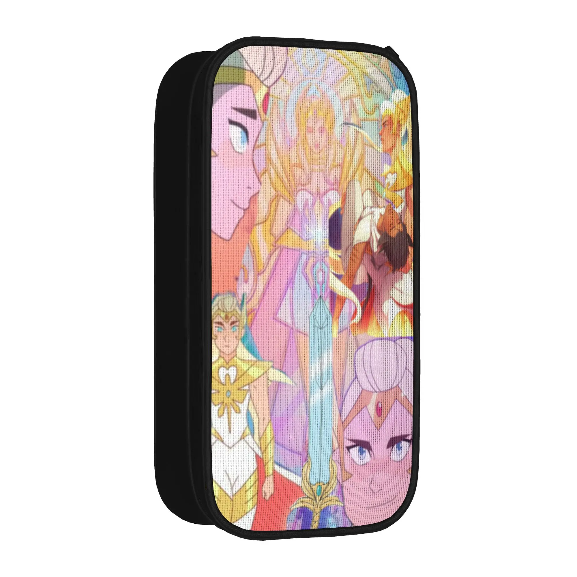 Large-capacity Pen Box She-Ra and the Princesses of Power Office Supplies  Double Layer Pencil Bag