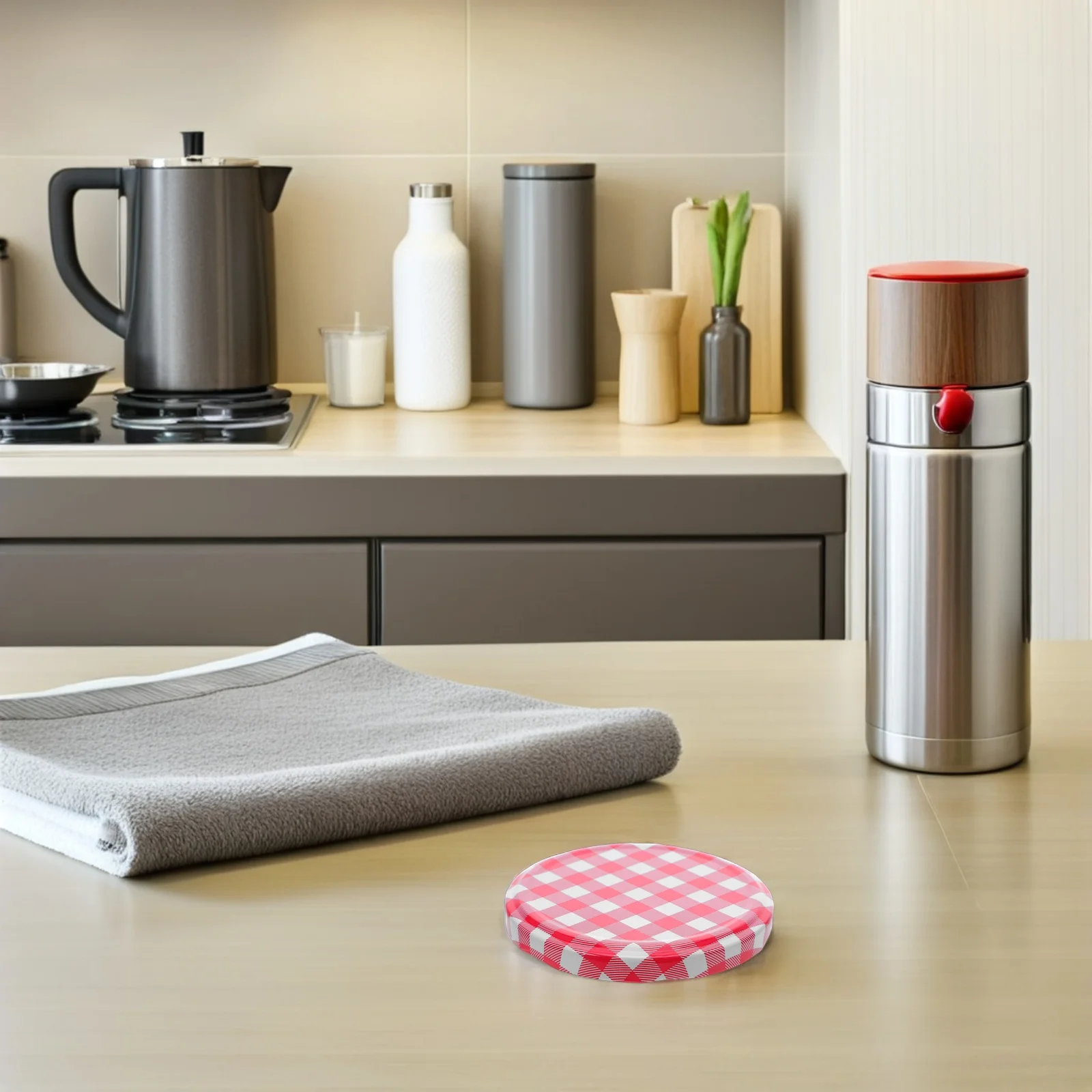 

40pcs Mason Jar Lids Metal Airtight Leak-Proof Caps For Canning Jars Wide Mouth Glass Jar Covers Regular Canning Supplies