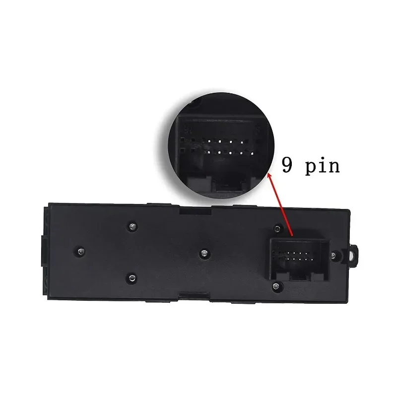 1J4 959 857D Window Switch Lifter Button for Jetta Golf Bora Passat B5 Seat Leon Toledo 1999 2000 2001 2002 2003 2004 2005 2006
