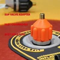 Surfboard Air Pump Adapter Inflatable Stand Up Paddle Board Rubber Boat Kayak Valve Tire Compressor Converter Surfing Nozzle
