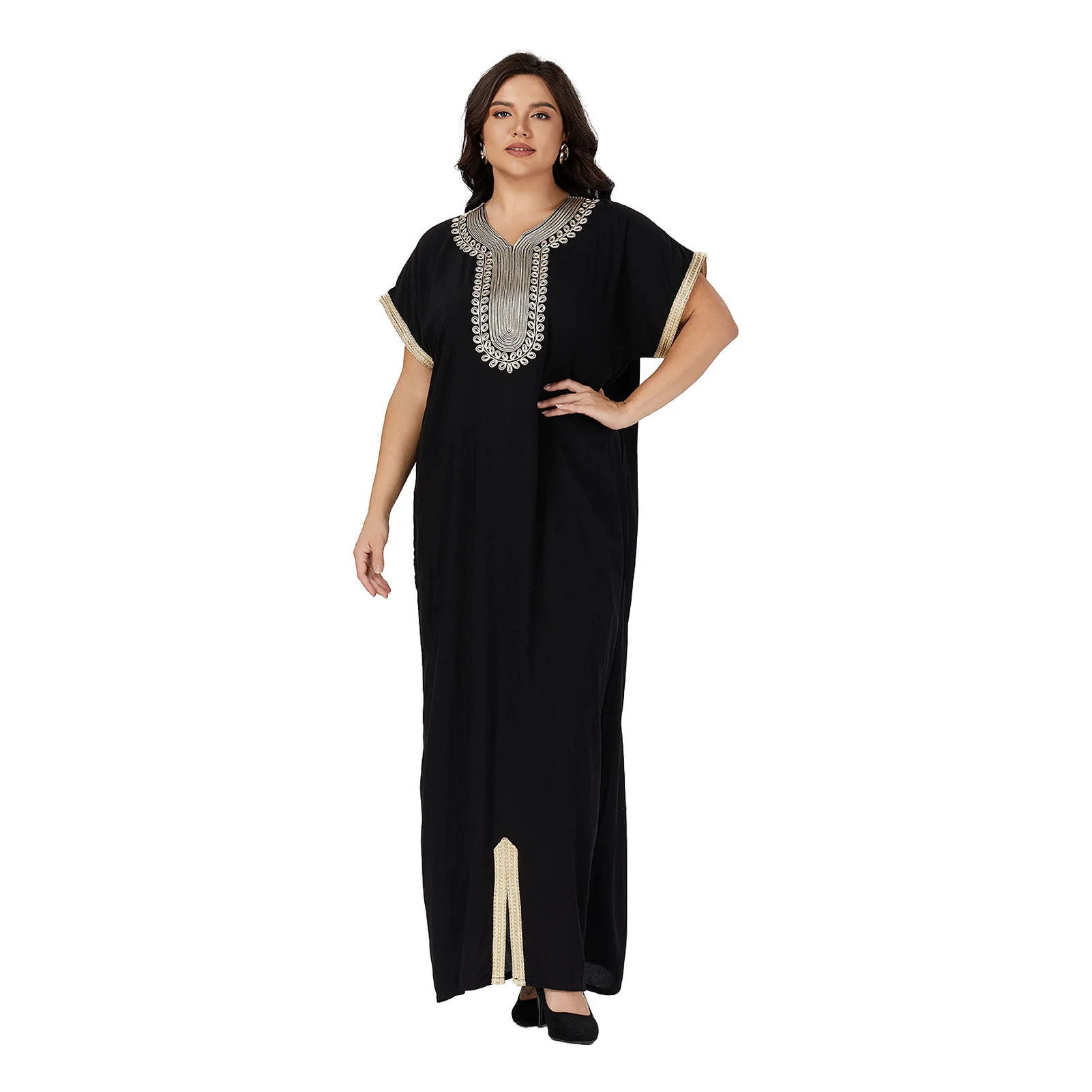 African Traditional Short Sleeve Clothing Plus Size Dashiki Abaya Dresses for Summer Graphic Casual PrintBoubou Dresses Moroccan