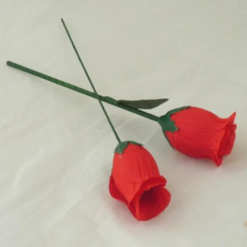 Rose Splitting/ One Flower To Two Magic Tricks Funny Magician Toys Stage Magic Illusion Gimmick Comedy Best Magic For Lover Easy