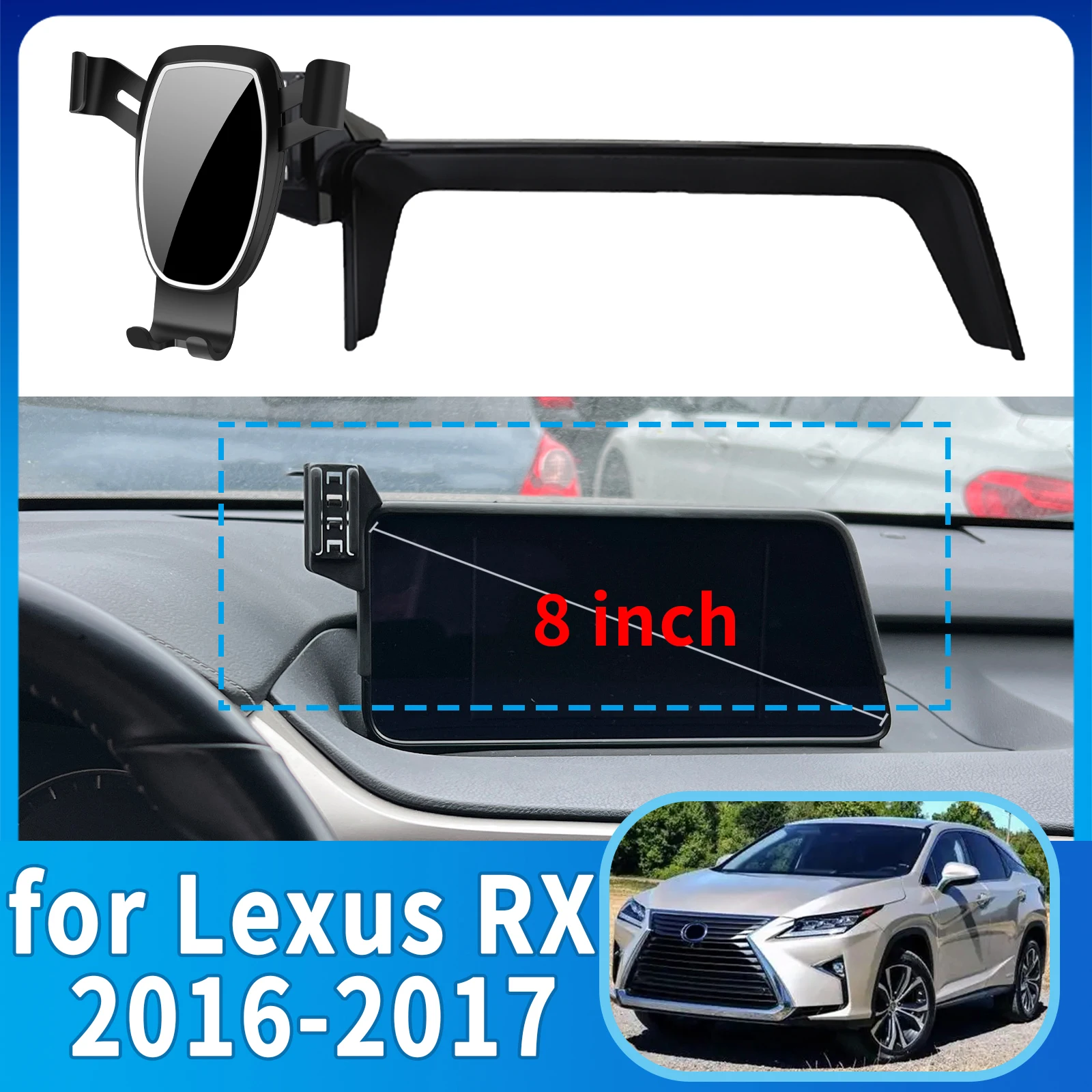 

fit for Lexus RX 2016 2017 ​​Anti-Shake Screen Base Phone Holder Mount Stand ​​ Dedicated Car​​ accessoires