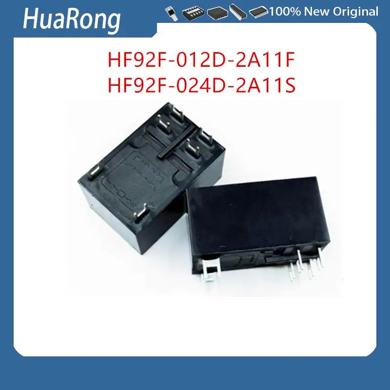 1Pcs/Lot HF92F-012D-2A11F  HF92F-024D-2A11S 30A 12V 24V  6PIN