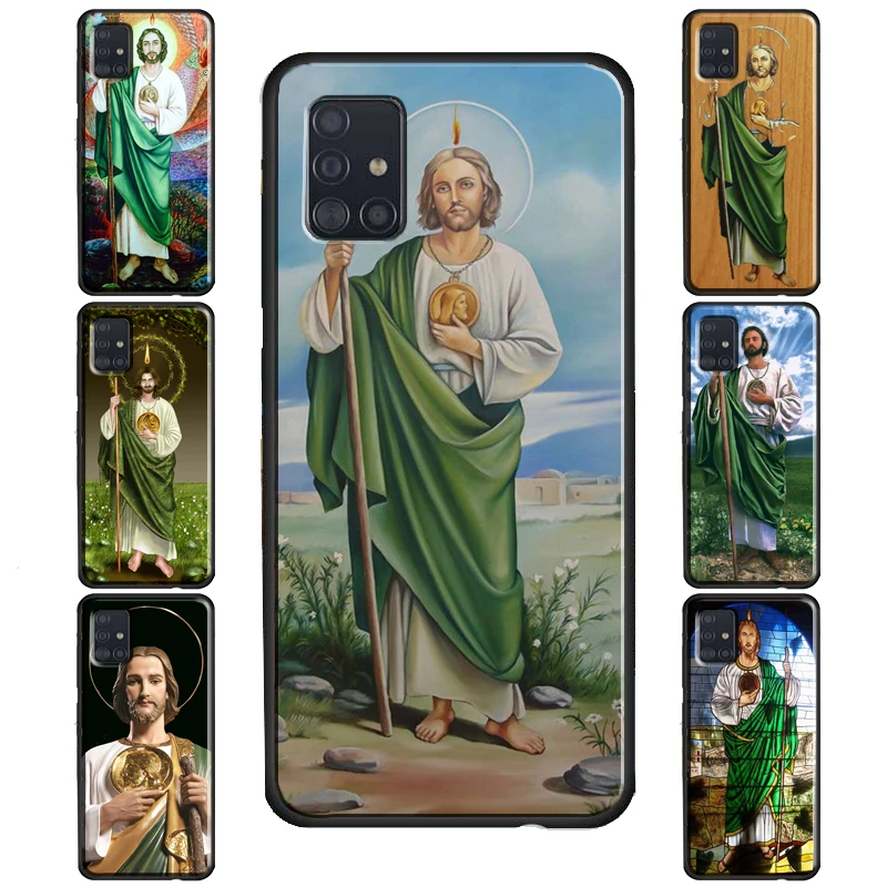 San Judas Case For Samsung Galaxy S20 FE S22 S21 Ultra S8 S9 S10 Note 10 Plus S10e Note 20 Ultra