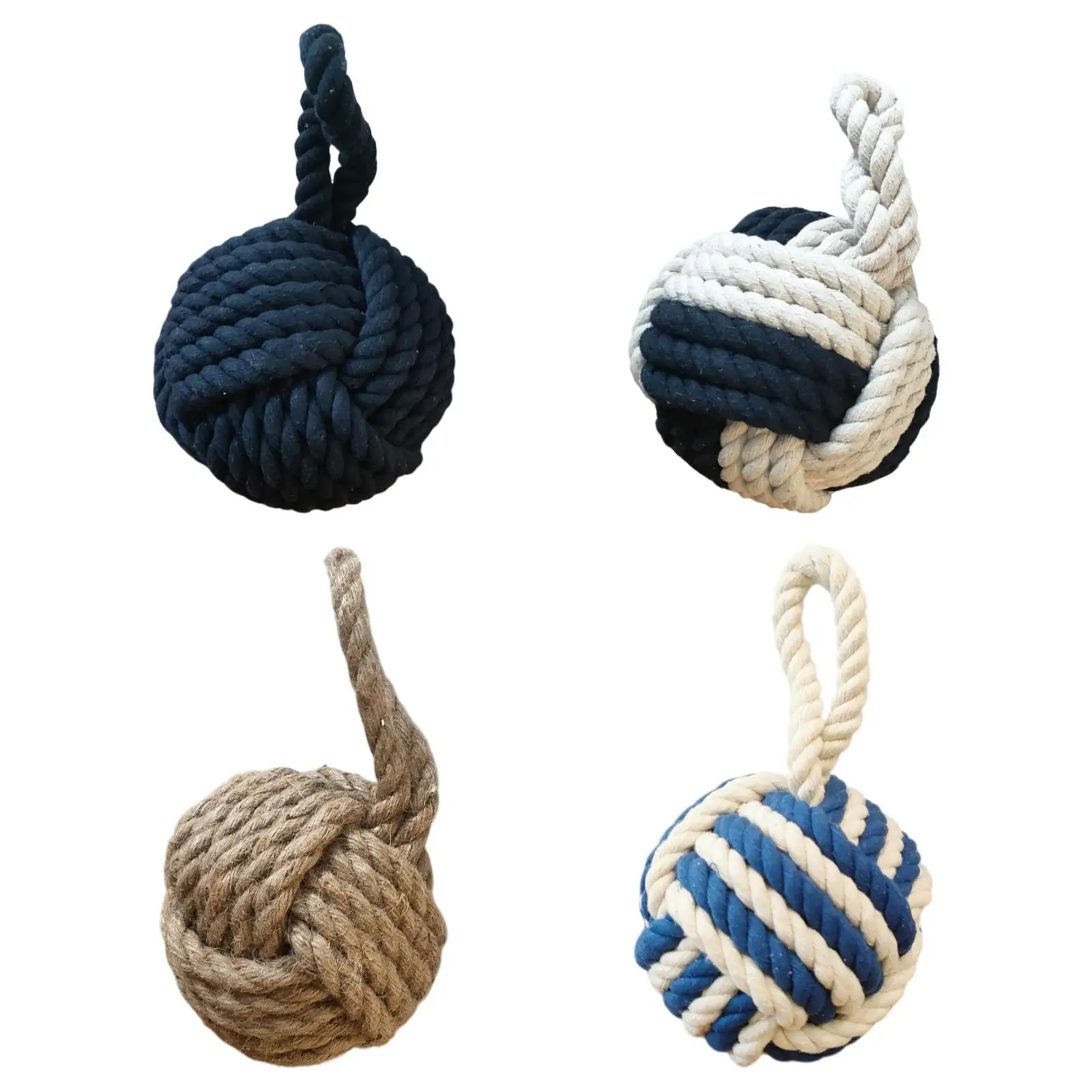 Door Stopper Decor for Floor Door Stop Rope Knot for Bedroom Apartment Home