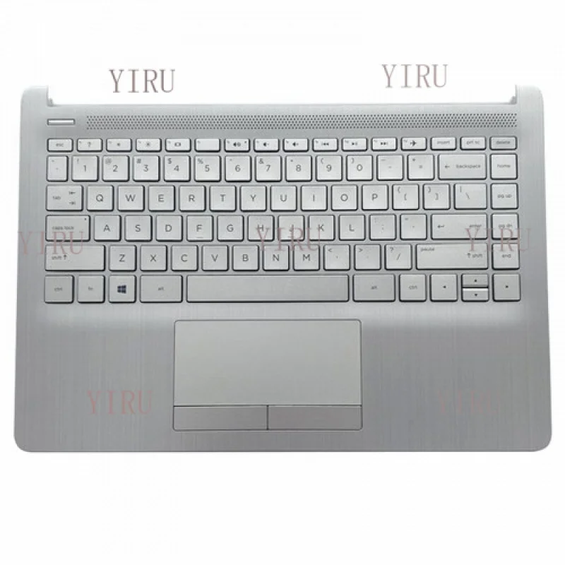 

L New For HP 14-CF 14-DF 14-DK Palmrest w/ Keyboard Non-Backlit Silver L48648-001