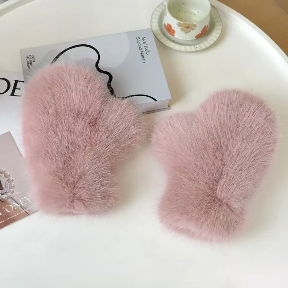 قفازات شتوية دافئة ناعمة جديدة قفازات قيادة من الصوف الدافئ قفازات تزلج كاملة الأصابع للخريف والشتاء