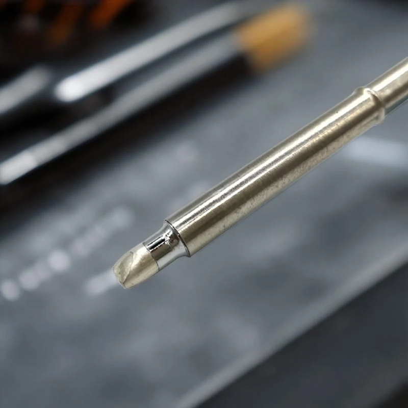 

Паяльное жало T12-D4 с быстрым нагревом, 70 Вт, аксессуары для Hakko FX9501/907/952 — прецизионная головка D-образной формы от QUICKO Long Life Tips