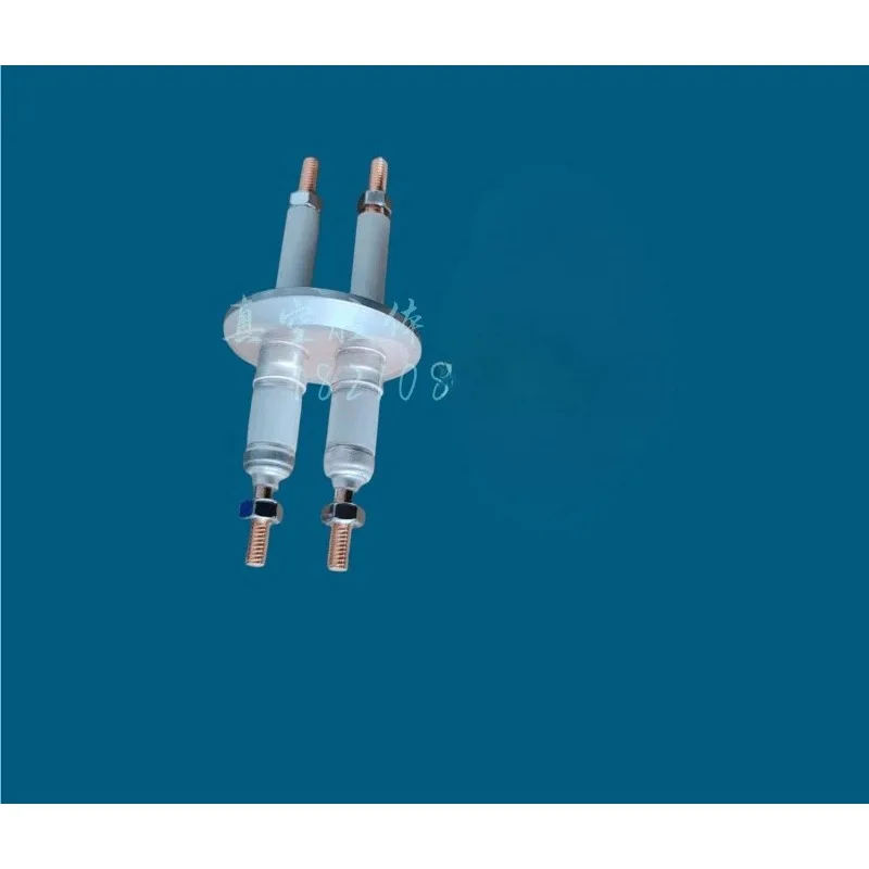 Vacuum Flanged Ceramic    High Voltage Electrode Splice Wire Wiring Quick Link KF16 25 40 50