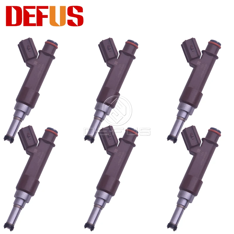 DEFUS 6 قطعة حاقن الوقود OEM 23250-47030 23209-47020 2325047030 متوافق مع تويوتا لكزس كورولا كامري Nsp120 1nrfe 1.3L #2