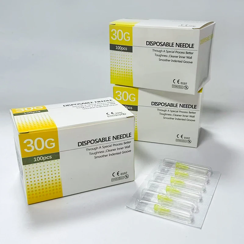 100pcs Disposable 30G Needle 4MM 6MM 8MM 13MM Painless Small Needle Hand Tool