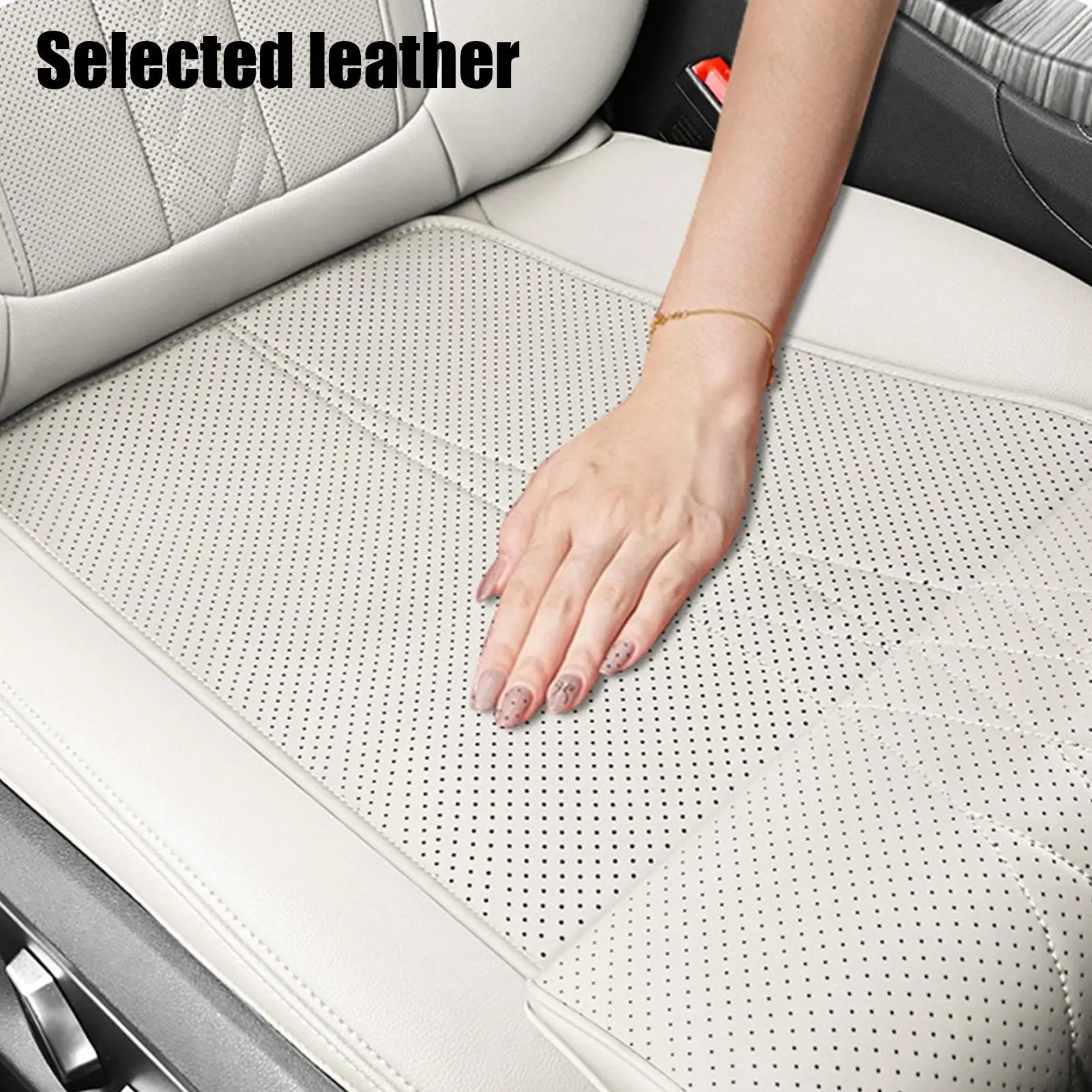 Driver Car Seat Extender Car Driving Protector Mat leather Leg Support Lengthen Cushion Long Distance  Memory Foam Knee Pad