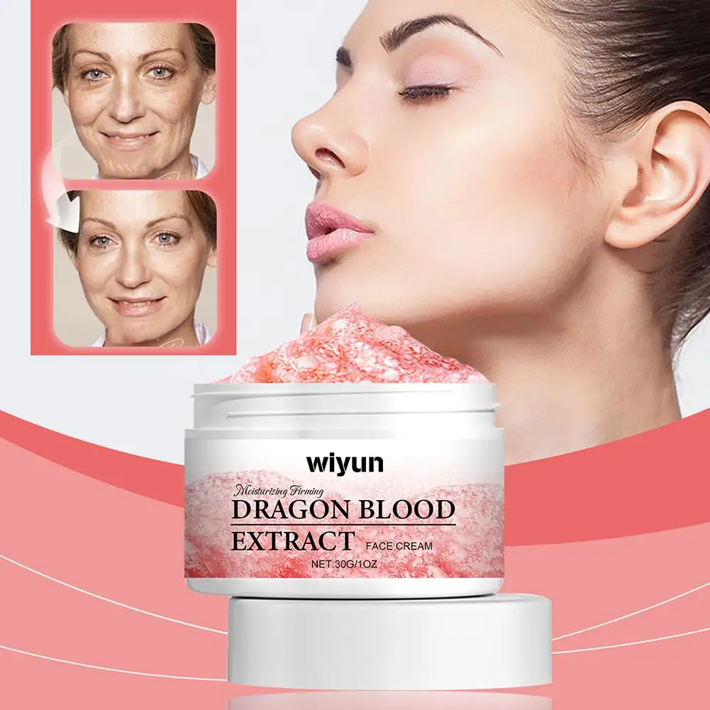 Crema de sangre de dragón de 30g, corrector perezoso, crema hidratante para el cuidado de la cara, lucha, envejecimiento, rejuvenecimiento Facial, crema fácil para el cuidado de la piel
