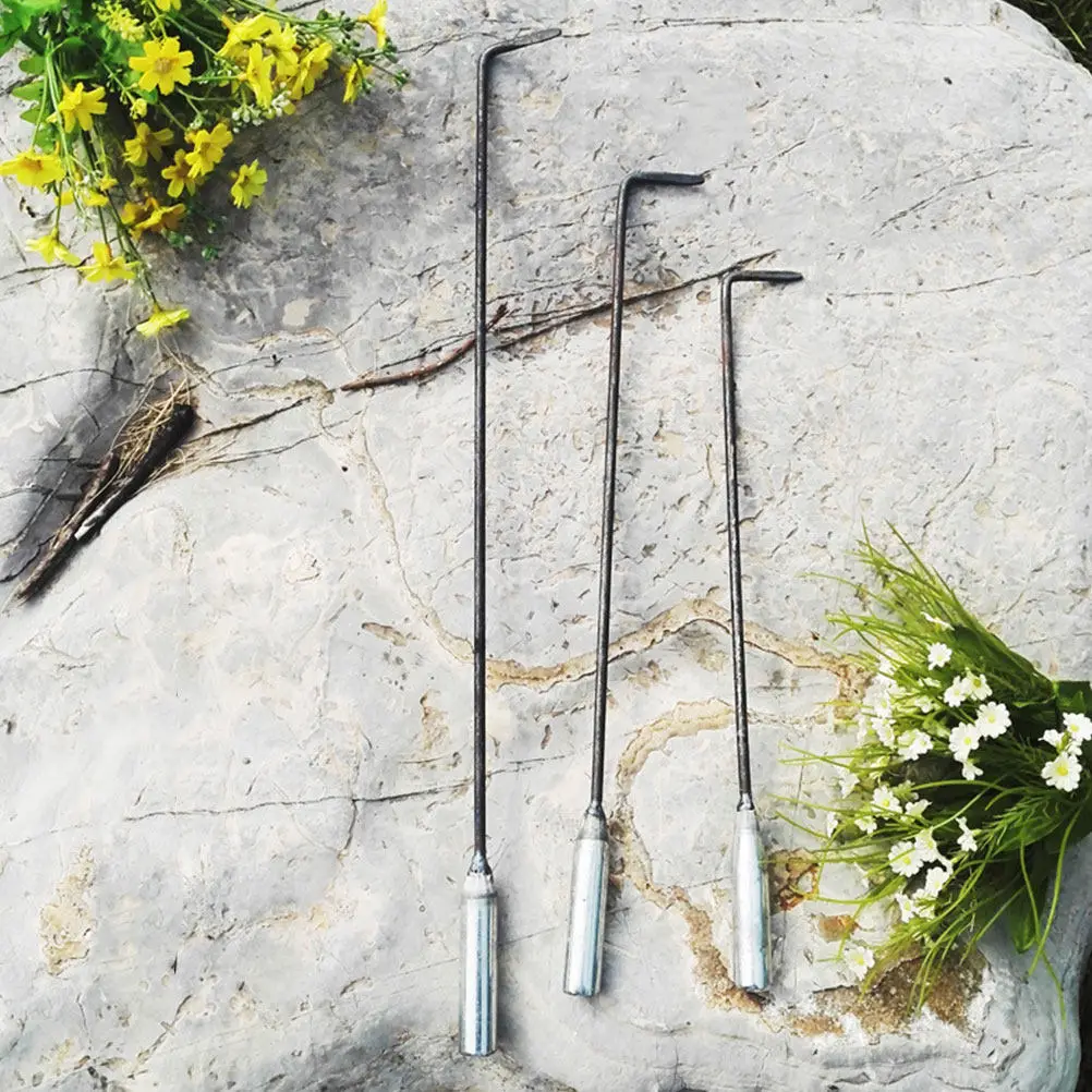 8pcs-fire-pit-ash-hook-set-steel-fire-poker-barbecue-ash-cleaning-tool-multi-purpose-stove-long-handle-stove-supplies