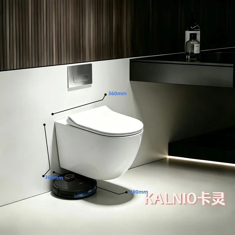 Fomex Fomex Foreign Trade Wc Export Color Toilet Ceramic Toilet Hanging Wall Toilet Sanitary Ware Matching Family Hotel Use